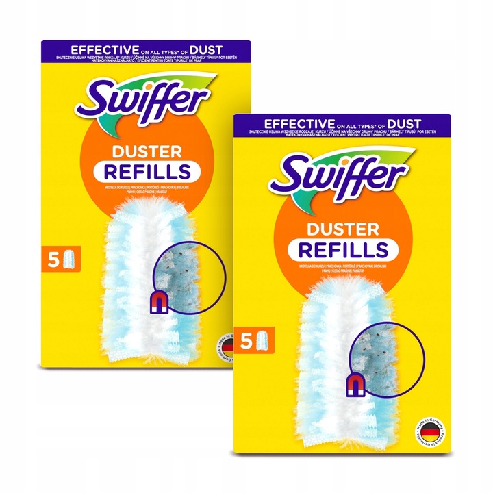Zestaw Swiffer Duster wkłady do miotełki do kurzu 2x5 szt.