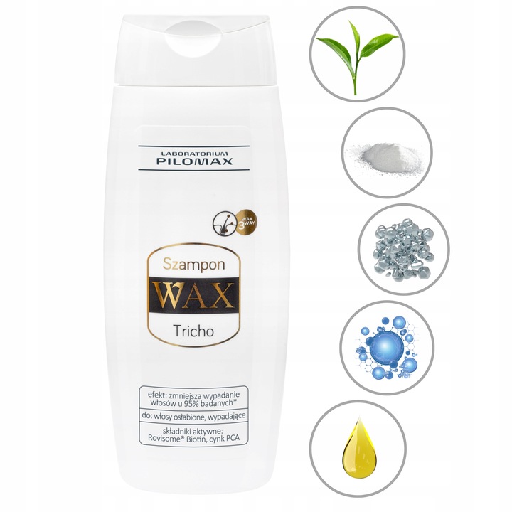 Szampon na zagęszczenie włosów Tricho przed odżywką lub maską Wax