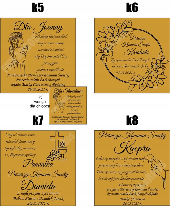 PISMO ŚWIĘTE NA KOMUNIĘ BIBLIA Z GRAWEREM PAMIĄTKA PIERWSZEJ KOMUNII CHRZTU