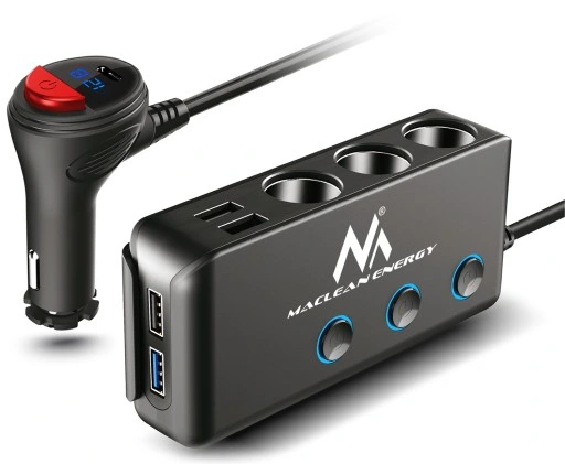 ROZDZIELACZ GNIAZDA ZAPALNICZKI 12-24V 4xUSB PD QC