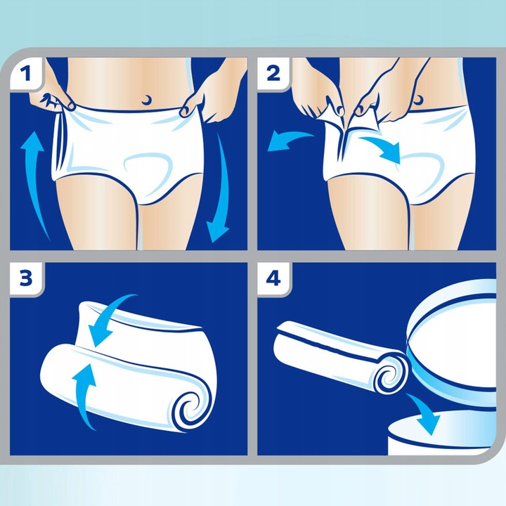 Majtki chłonne TENA Pants Normal L pieluchomajtki pieluchy dla