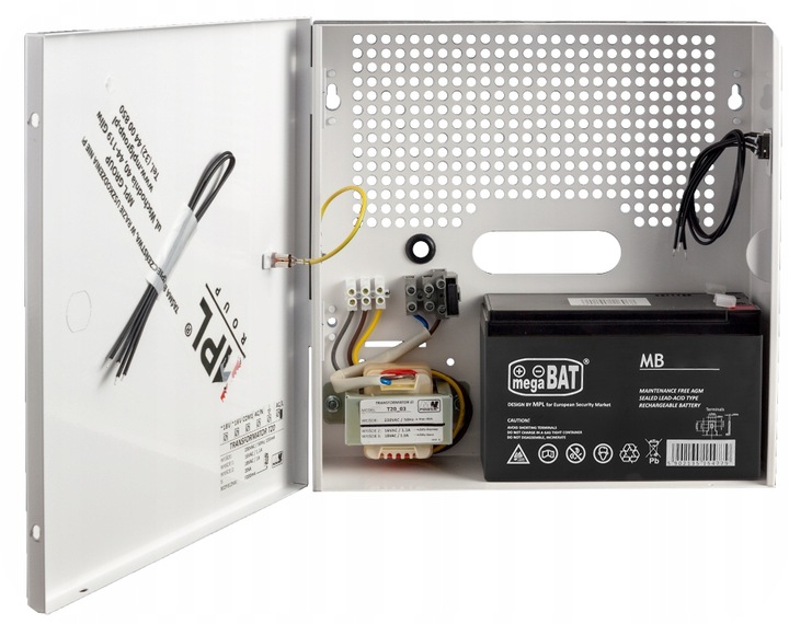Akumulator VRLA MegaBat AGM 12V 7.2Ah MB 7.2-12 do alarmu