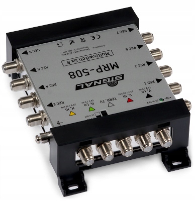 Multiswitch satelitarny DVB-T2 MRP-508 5 wejść 8 wyjść 5/8 Signal