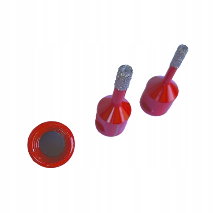 OTWORNICA DIAMENTOWA KORONKA DO GRESU M14 ZESTAW ⌀ 6,8,10,35,68 mm +ADAPTER