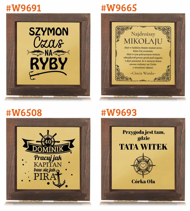 Mosiężny kompas zegar słoneczny szkatułka GRAWER