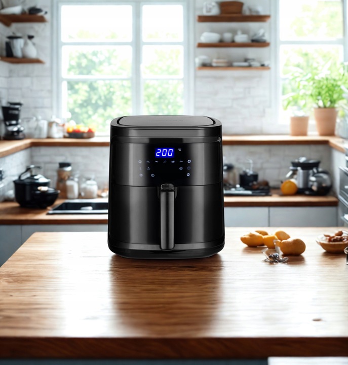 FRYTKOWNICA BEZTŁUSZCZOWA AIR FRYER 7L 1900W XL FRYTOWNICA LCD SMART