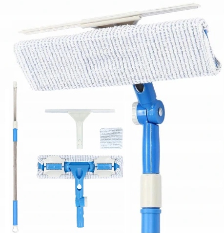 MOP DO OKIEN TELESKOPOWY MYJKA ŚCIĄGACZKA DO MYCIA SZYB LUSTER KABINY