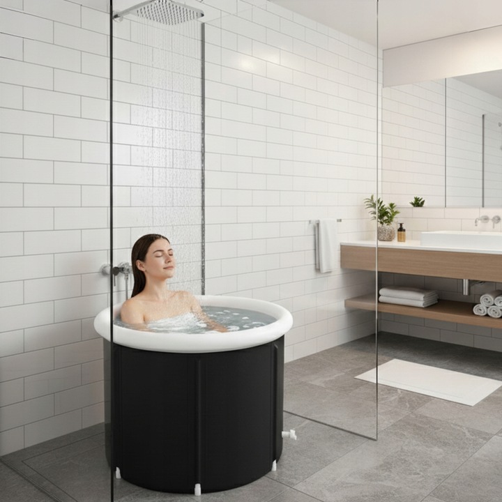 BECZKA DO MORSOWANIA BALIA 400L WANNA PRZENOŚNA REGENERACJA 80 CM