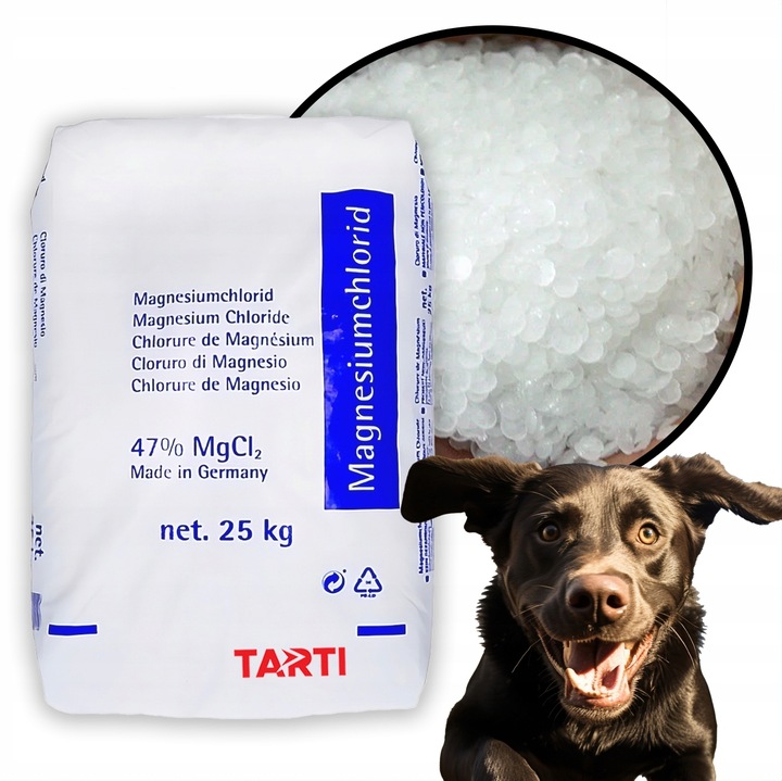 Chlorek MAGNEZU 25 KG Techniczny -35C SÓL DROGOWA ROZMRAŻACZ