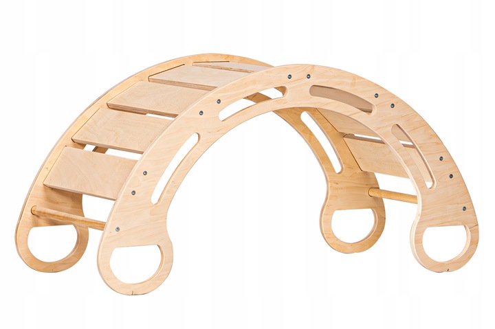 Bujak drewniany, bujaczek + zjeżdżalnia little M