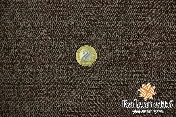 MATA OSŁONA balkonowa osłonowa brązowa 0,9x5m UV na BALKON brąz UV