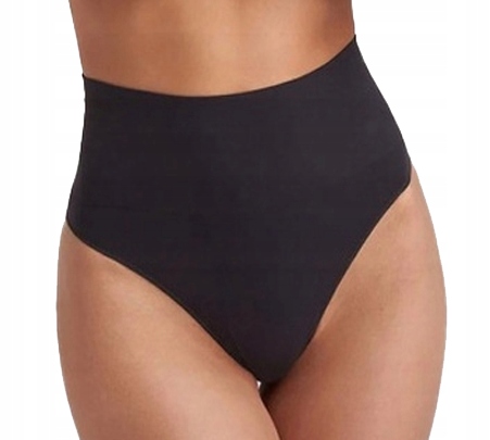 GATTA STRING CORRECT STRINGI WYSZCZUPLAJĄCE Z WYSOKIM STANEM CZARNE M