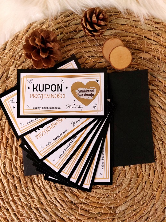 ZDRAPKA KUPONY PRZYJEMNOŚĆI DLA CHŁOPAKA PAR