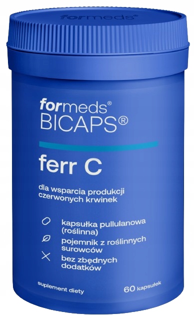 ForMeds BICAPS FERR C 60 kapsułek Żelazo Witamina C