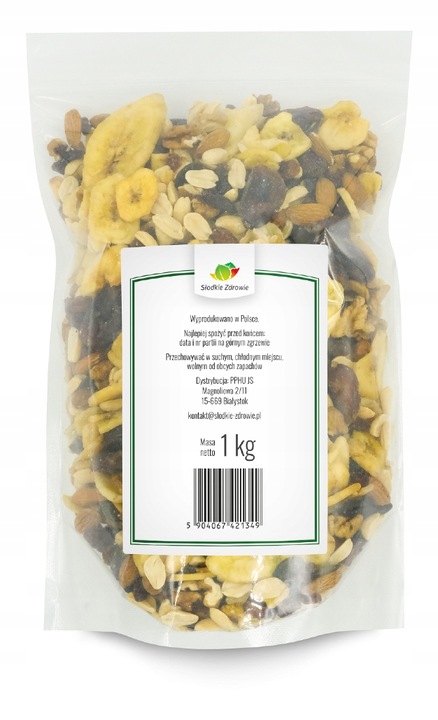 MIESZANKA STUDENCKA owoce bakalie PRZEKĄSKA 1kg