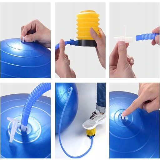 PIŁKA GIMNASTYCZNA FITNESS DO ĆWICZEŃ REHABILITACYJNA PILATES W CIĄŻY 65 cm