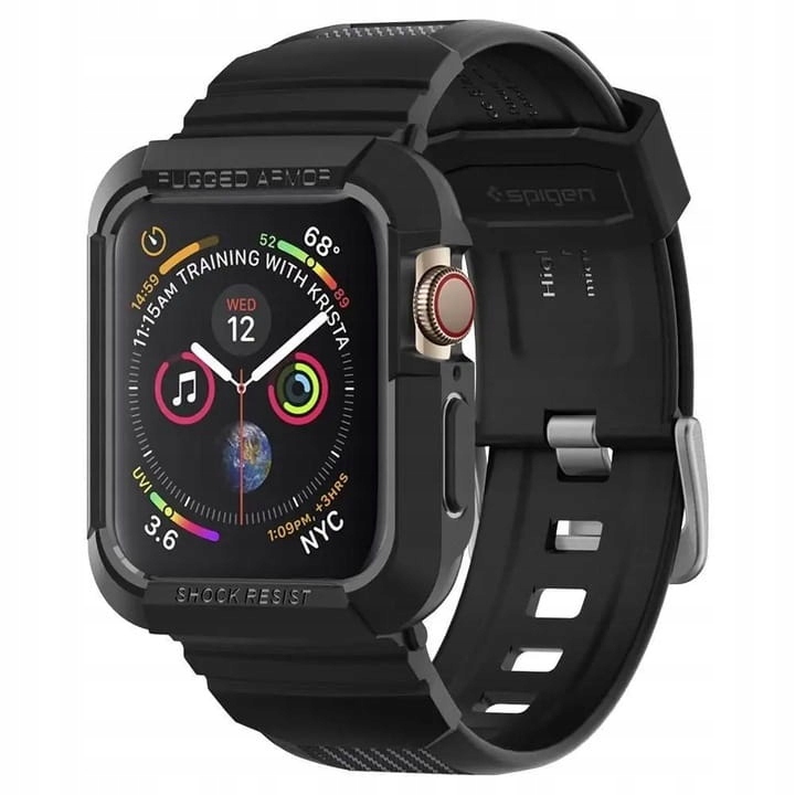 ETUI Z PASKIEM SPIGEN DO APPLE WATCH 8 44 i 45MM CASE PANCERNY
