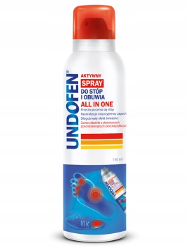UNDOFEN ALL IN ONE Spray do stóp GRZYBICA 2 x 150ml