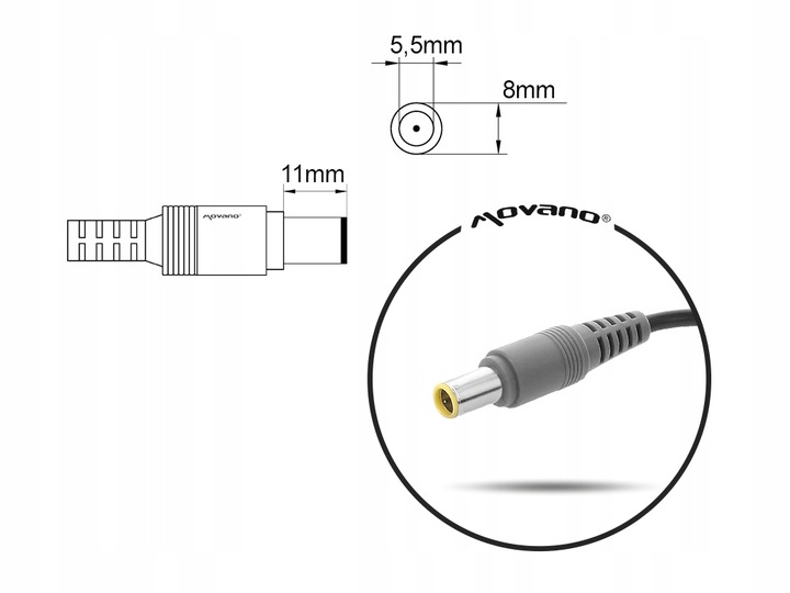 Lenovo zasilacz oryginalny Thinkpad L520, L530