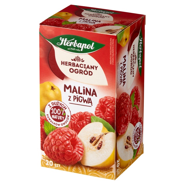 (x6) HERBAPOL Herbata Malina Pigwa 20tb