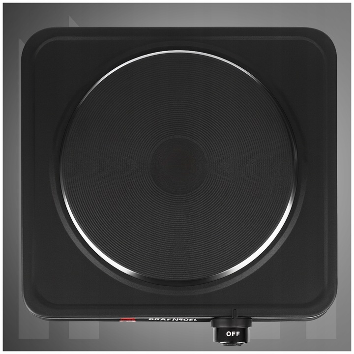 KUCHENKA PRZENOŚCNA ELEKTRYCZNA JEDNOPALNIKOWA TURYSTYCZNA 2000W