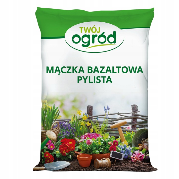 Mączka bazaltowa 10kg NAWÓZ WZAMACNIJĄCY ROŚLNY