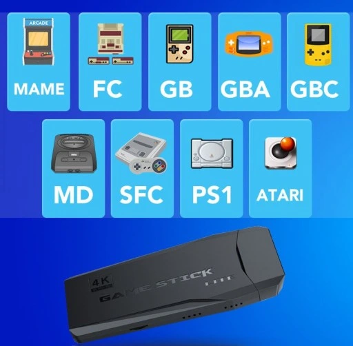 Konsola Retro Gra Telewizyjna Video Emulator + 2 Pady 20000 Gier j. Polski