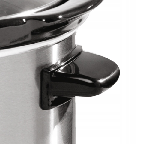 LUND WOLNOWAR GARNEK CERAMICZNY SLOW COOKER INOX LCD 320W 5,6L 3TRYBY