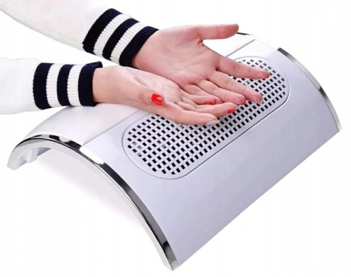 MOCNY POCHŁANIACZ PYŁU DO PAZNOKCI 80W 2 wiatraki