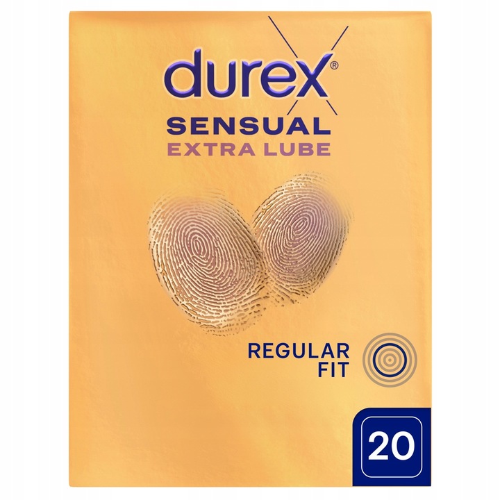 Prezerwatywy DUREX SENSUAL EXTRA LUBRICATED z dodatkowym lubrykantem
