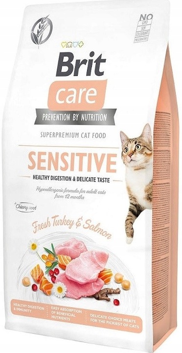BRIT CARE CAT Grain-free Sensitive 2kg INDYK ŁOSOŚ