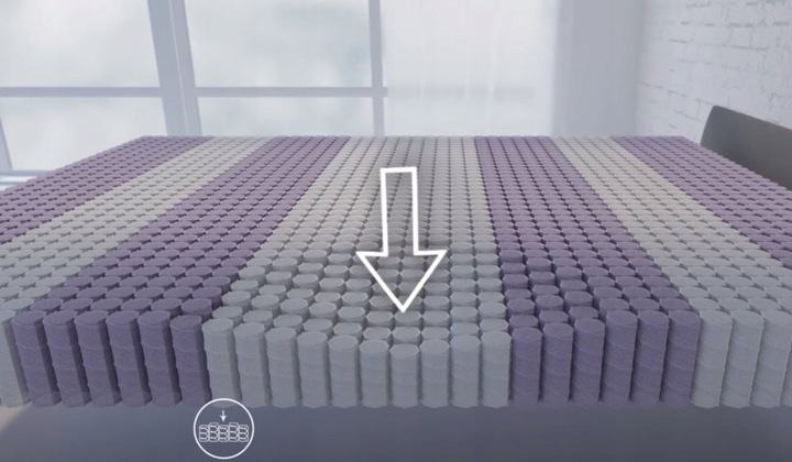 Materac FLAMENCO Hilding 180x200 cm Multipocket Sprężynowy New Tencel