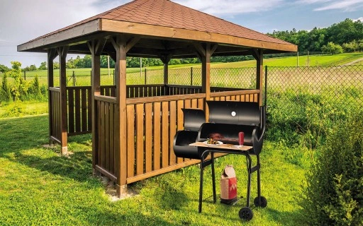 Grill Ogrodowy Węglowy DUŻY z WĘDZARNIĄ Mark Adler Roast 7.0