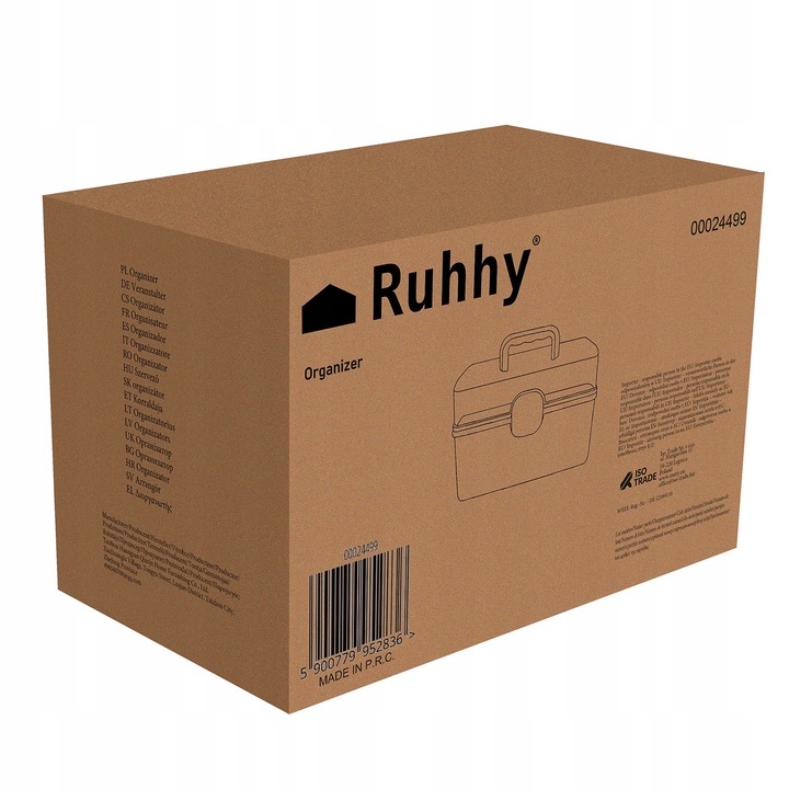 Organizer na Leki Pojemnik Pudełko Kasetka Apteczka Duży na Zamek Skrzynka