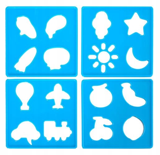 Mata Wodna do Malowania Pieczątki Formy Zestaw XXL