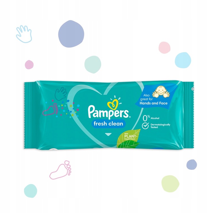 Chusteczki nawilżane Pampers Fresh Clean 15 x 80 szt.