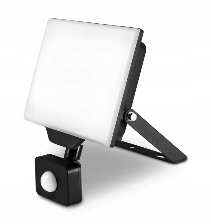 Halogen LED Naświetlacz Reflektor 50W 4500K z Czujnik Ruchu PIR