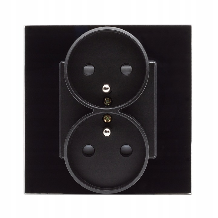 Gniazdo Gniazdko z Bolcem Podwójne Szklane z Uziemieniem Szkło MIUUN