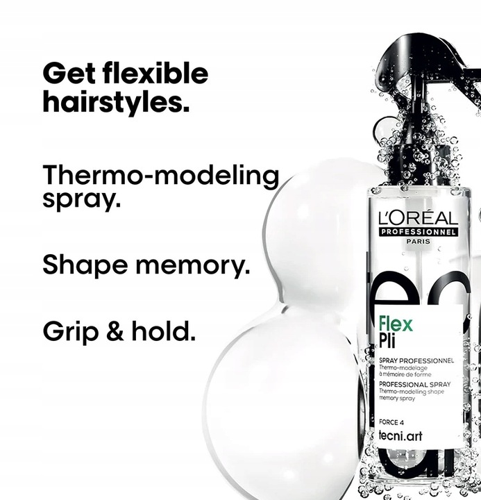 Loreal Tecni.Art Flex PLI 4 Spray mocny termomodelujący włosy 190ml