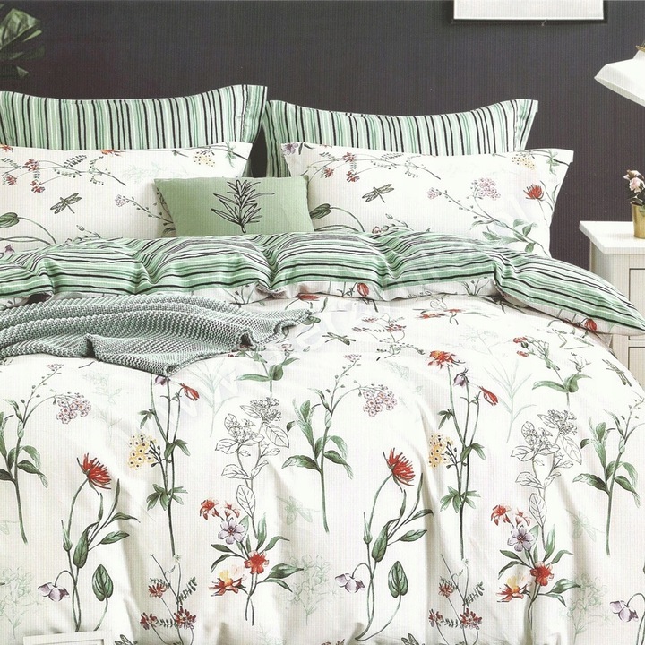 Komplet pościeli bawełna satynowa 200x220 70x80 dwustronna NOWE WZORY