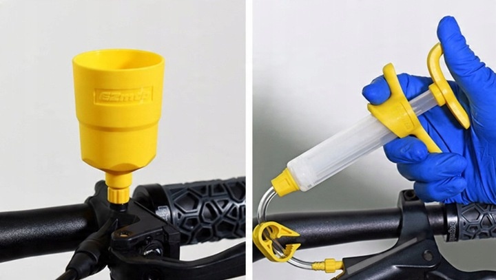 Zestaw BOX do odpowietrzania hamulców rowerowych 2x OLEJ mineralny EZmtb