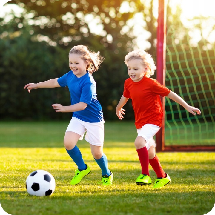 BRAMKA PIŁKARSKA DO PIŁKI NOŻNEJ DLA DZIECI STABILNA ŚLEDZIE 240x150x90 cm