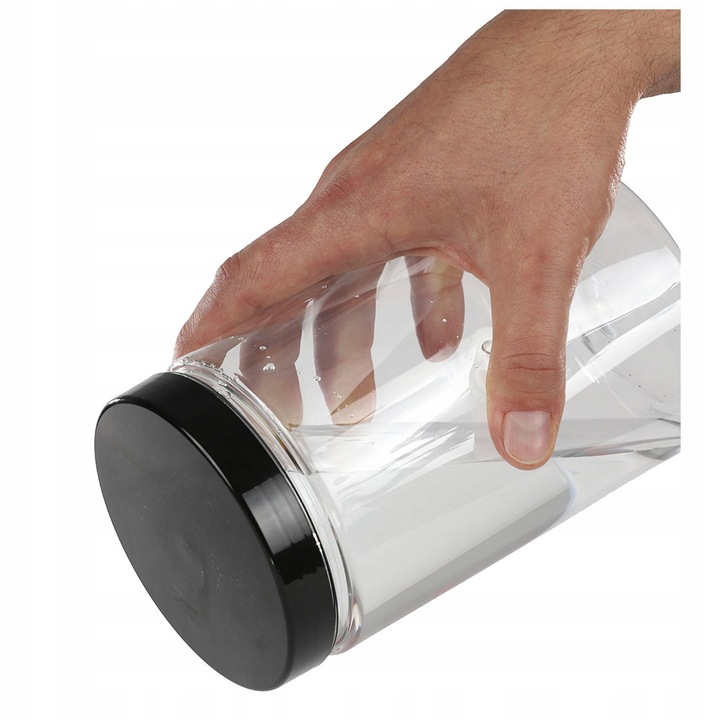 Pojemniki słoiki plastikowe 1,5L mąkę 1500ml x 9 na przyprawy makaron mąkę