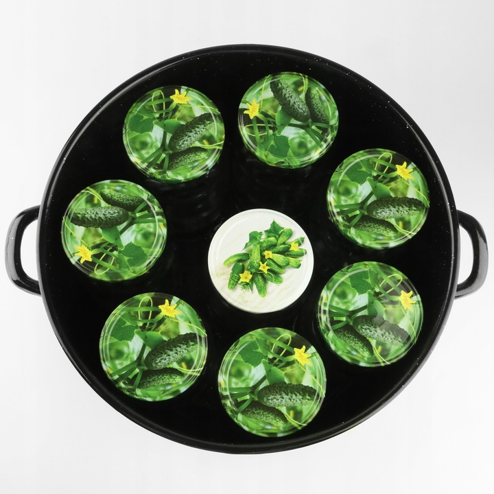 Powidlak emaliowany 15L garnek do pasteryzacji słoików wekowania 32cm