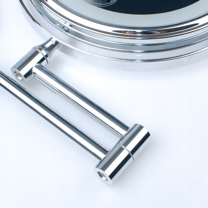 Podświetlane lusterko do makijażu kosmetyczne obrotowe obustronne LED