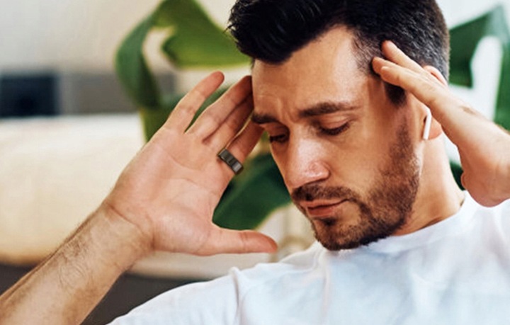 Smartring Colmi R02 19.8mm Smart Ring Roz. 10 Ip68 Monitor Snu Złoty