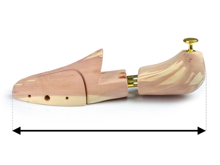 Prawidła do butów cedrowe drewniane Massido rozmiary 44-45