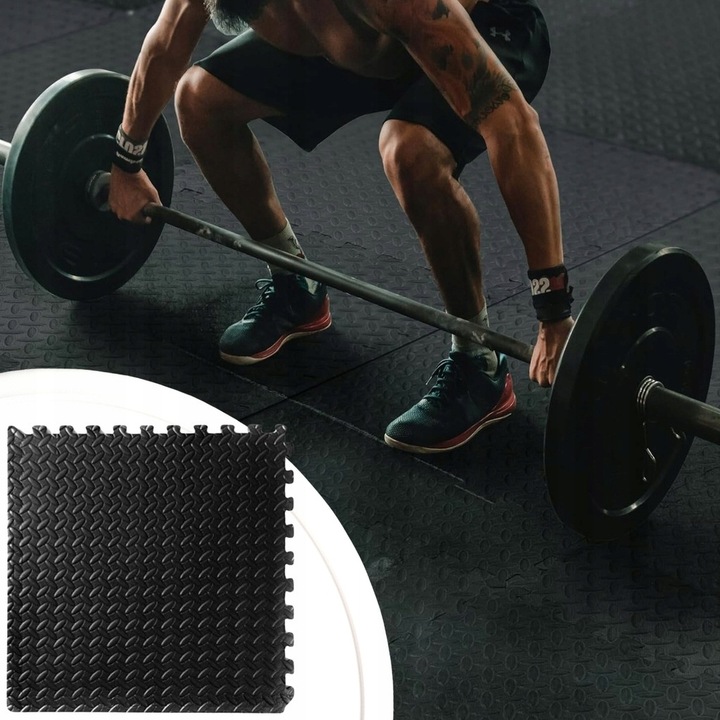 8x MATA POD SIŁOWNIĘ BASEN PUZZLE POD SPRZĘT DO ĆWICZEŃ PIANKA 60x60