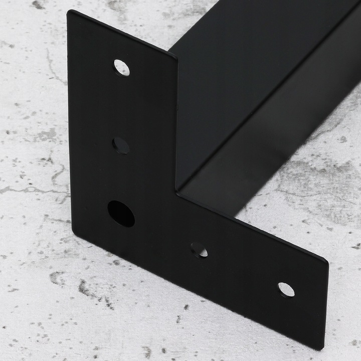 4x NÓŻKA MEBLOWA CZARNA NÓŻKA METALOWA DO SZAFKI NOGI DO SOFY LOFT