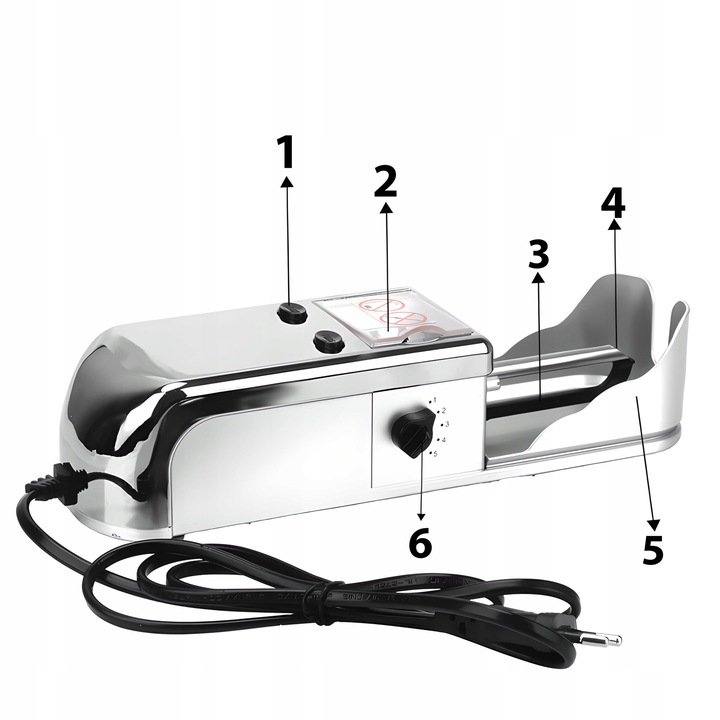 ELEKTRYCZNA MASZYNKA NABIJARKA MASZYNA DO NABIJANIA PAPIEROSÓW GILZ 8mm